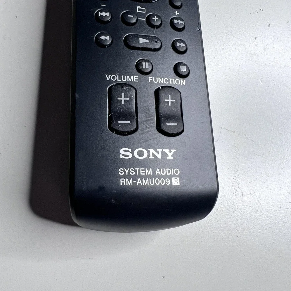 Sony RM-AMU009 System Audio Remote Control Black Wireless‎ OEM Replacement Unit